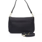 Black Polyethylene Women Shoulder Bag