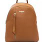 Brown Polyethylene Women Backpack