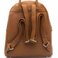 Brown Polyethylene Women Backpack