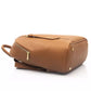 Brown Polyethylene Women Backpack