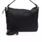 Black Polyethylene Women Shoulder Bag