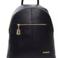 Black Polyethylene Women Backpack