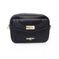 Black Polyethylene Women Shoulder Bag