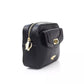 Black Polyethylene Women Shoulder Bag