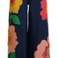 Elegant High-Waist Wide-Leg Denim Jeans