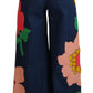 Elegant High-Waist Wide-Leg Denim Jeans