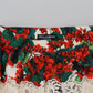 Elegant High Waist Floral Pants