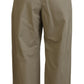 Elegant High Waist Straight Pants in Beige