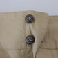 Elegant High Waist Straight Pants in Beige