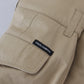 Elegant High Waist Straight Pants in Beige