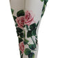 Elegant High Waist Floral Trousers