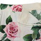 Elegant High Waist Floral Trousers