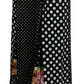 Multicolor Polka Dots High Waist  Pants