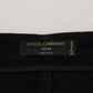 Chic High Waist Slim Fit Black Jeans