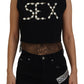 Elegant Black Sleeveless Tank Top