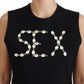 Elegant Black Sleeveless Tank Top