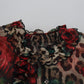 Multicolor Silk Lace Ruffled Blouse