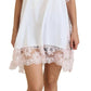 Elegant White Lace Blouse Top