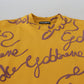 Chic Cropped DG Logo Cap Sleeves Blouse