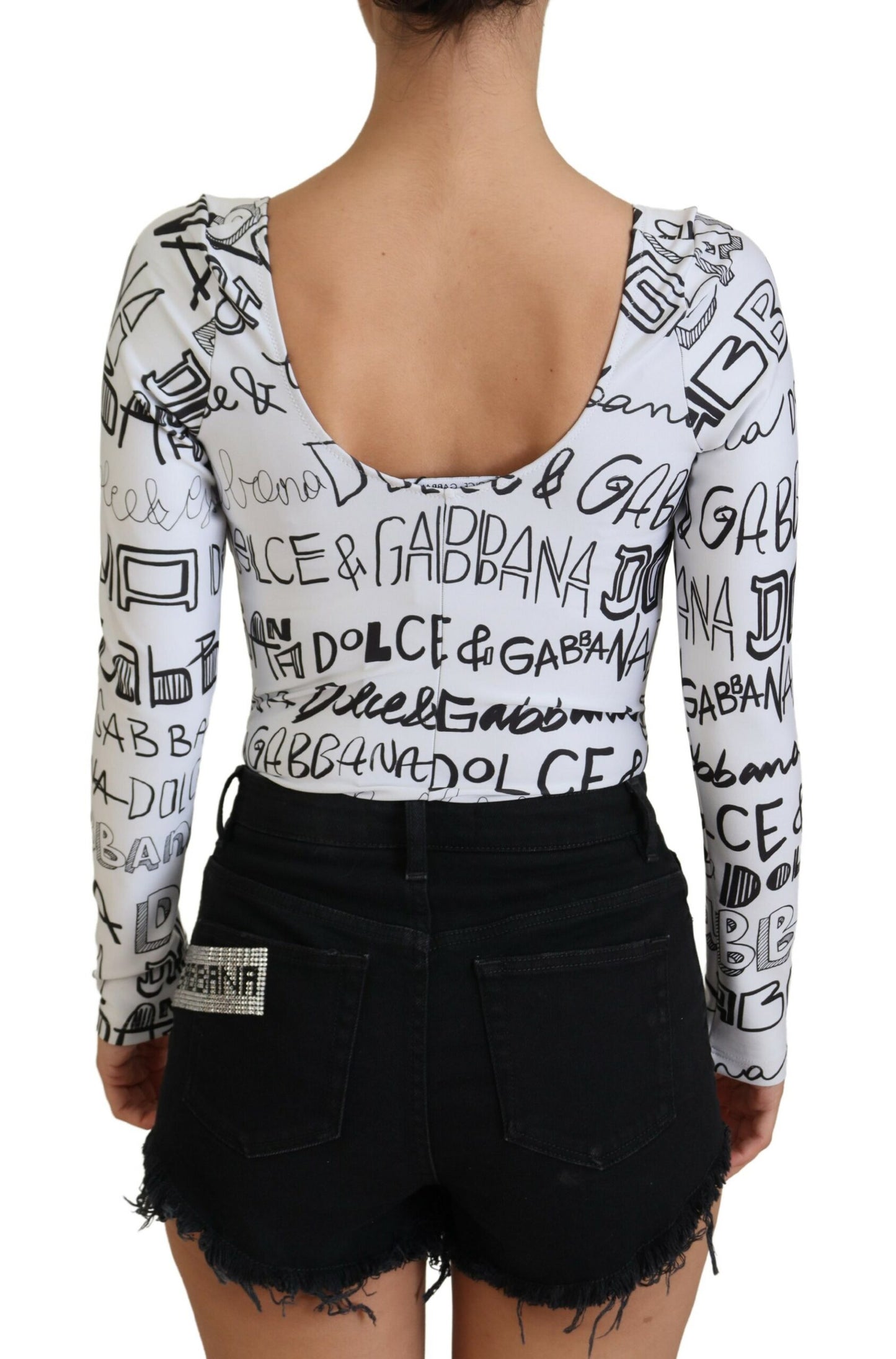 Elegant Long Sleeve Logo Top