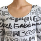 Elegant Long Sleeve Logo Top