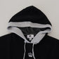 Elegant Black Logo Pullover Sweater