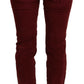 Chic Maroon Corduroy Pants