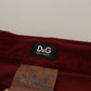 Chic Maroon Corduroy Pants