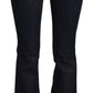 Chic Low Waist Flared Denim Jeans