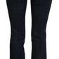 Chic Low Waist Flared Denim Jeans