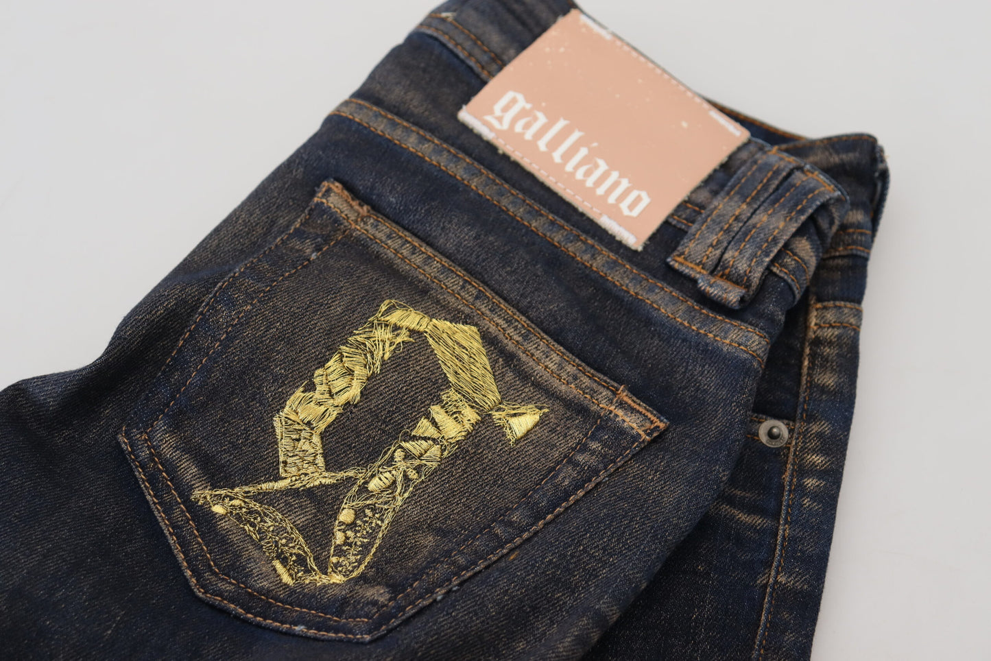 Chic Low Waist Flared Denim Jeans