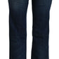 Chic Flared Low Waist Denim Jeans