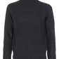 Diamond Embroidered Turtleneck Sweater