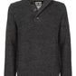 Chic Gray Acrylic Blend Zip Sweater