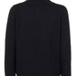Chic Diamond Embroidered Zip Sweater