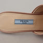 Elegant Beige Leather Heels Sandals