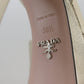 Elegant Gold Leather Block Heel Sandals