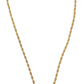 Gold Brass Chain SUPER PIG Pendant Logo Necklace