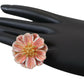 Elegant Multicolor Crystal Statement Ring