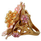 Elegant Multicolor Crystal Statement Ring