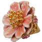 Elegant Multicolor Crystal Statement Ring