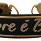 Elegant Gold Black Shoulder Bag Strap