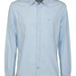 Elegant Textured Long-Sleeve Cotton Shirt