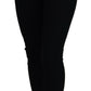 Elegant High Waist Virgin Wool Leggings