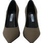 Exquisite Suede Green Pumps