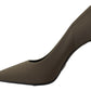 Exquisite Suede Green Pumps