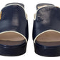 Royal Blue Chic Wedge Sandals