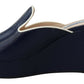 Royal Blue Chic Wedge Sandals