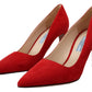 Red Suede Heels - Elegance Meets Comfort