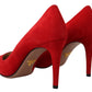 Red Suede Heels - Elegance Meets Comfort